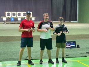 Henry Leverett won bronze in men’s 25m Rapid Fire at the Rio World Cup. Photo by Jason Turner, national pistol coach.